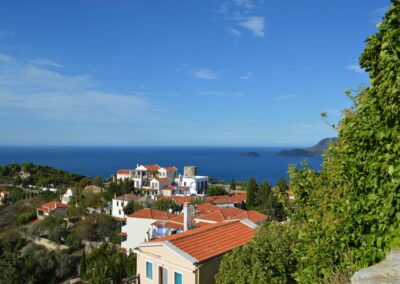bus tours, alonissos, old village, albedo travel